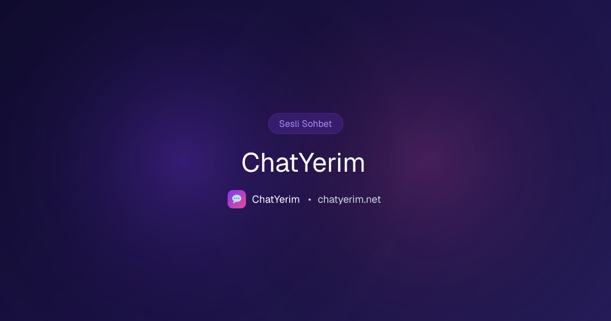 Chat Sitesi için Schema.org: ChatAction & Conversation | ChatYerim